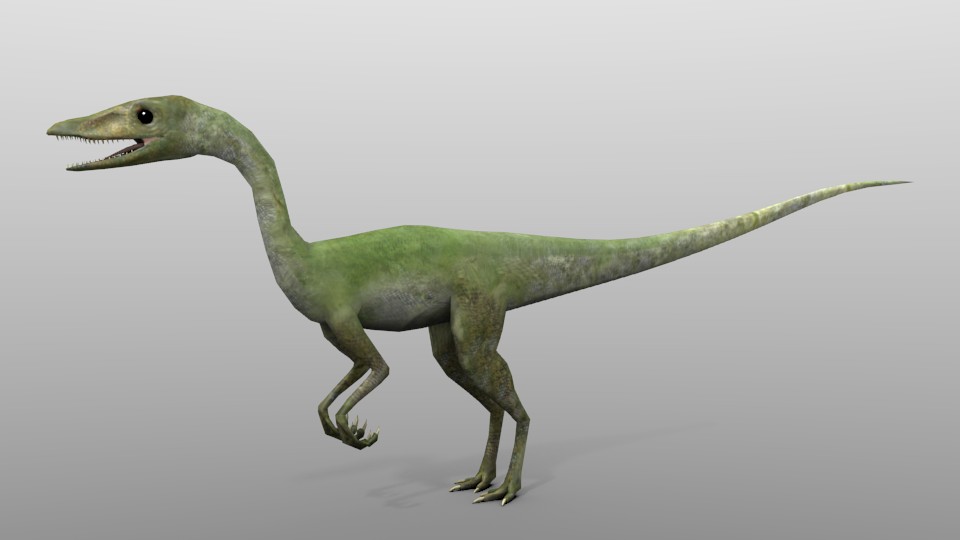 Compsognathus Low-Poly preview image 1
